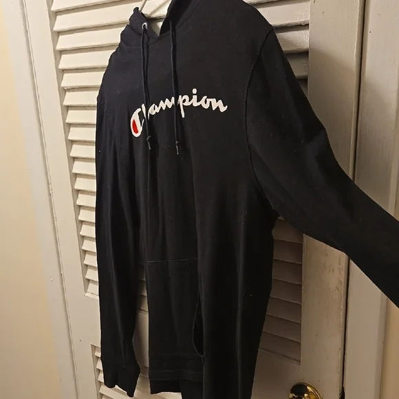 Champion Logo Long Sleeve Shirt Size M - Picture 4 of 9